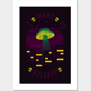 I WANT TO BELIEVE Posters and Art